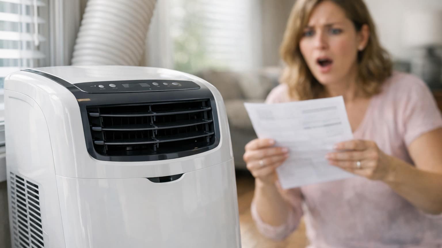 J'ai branché un climatiseur mobile pendant la canicule : quand j'ai reçu ma facture d'électricité, je l'ai débranché le jo...