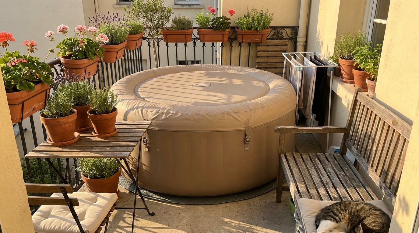 Jai Pose Mon Spa Gonflable Sur Le Balcon En Pensant Me Faire Plaisir Quand Jai Lu Ce Que Disait Le Reglement Il Etait Trop Tard Featured