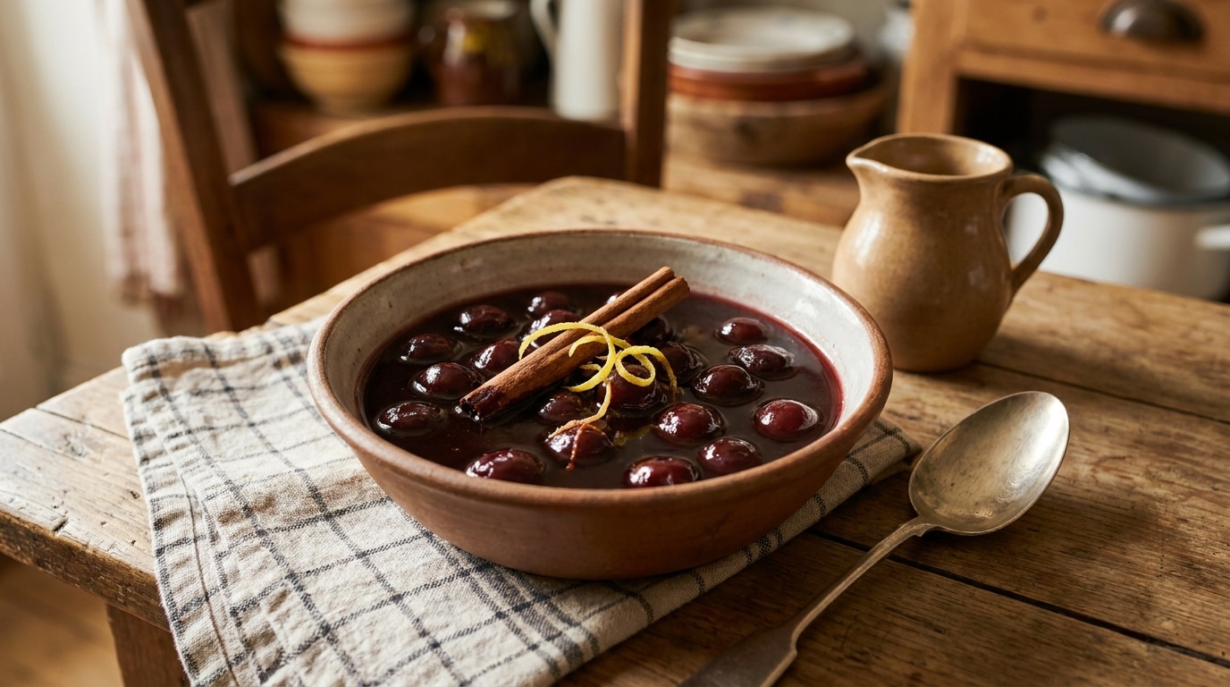 Jai Servi Cette Soupe De Cerises A Mes Invites Un Ajout Tout Simple Les A Fait Revenir Se Resservir 3 Fois Featured
