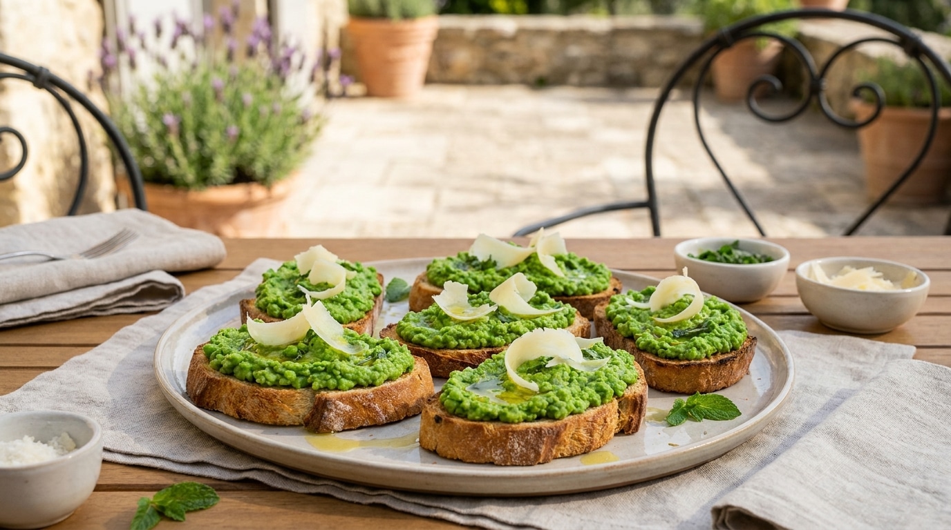 Je Cherchais Une Tartinade Legere Pour Lapero Cette Version Fraiche Petits Pois Et Menthe A Conquis Tout Le Monde Featured
