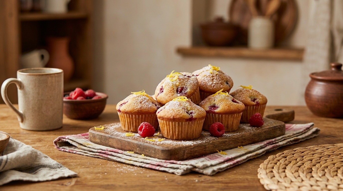 Je Double Toujours Les Quantites Sinon Il Nen Reste Plus A 17h Ces Muffins Framboise Citron Disparaissent Des La Sortie Du Four Featured