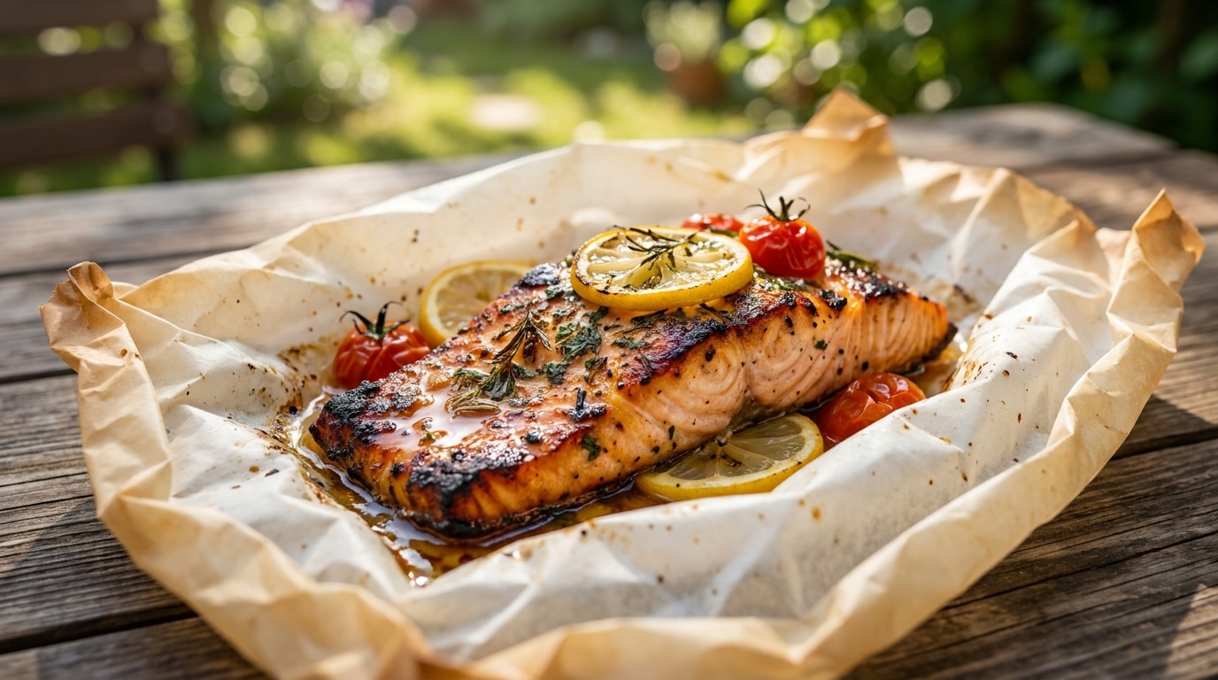 Je Faisais Cuire Mon Poisson Directement Sur La Grille Du Barbecue Le Jour Ou Je Lai Mis En Papillote Il Est Reste Tendre Comme Jamais Featured