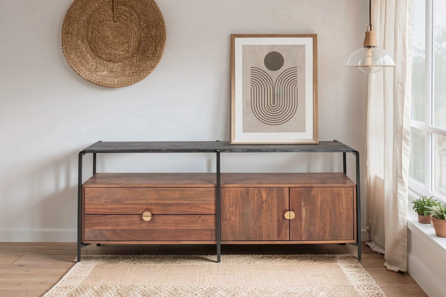 Je Gardais Mon Vieux Meuble Tv Par Habitude Ce Modele Marbre Et Acacia A 75 Chez Maisons Du Monde A Change Tout Mon Salon Featured