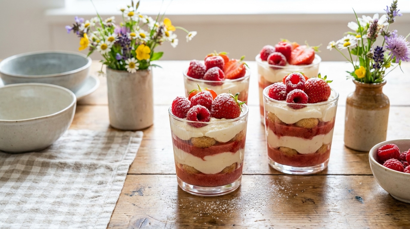 Le Dessert Dete Le Plus Simple A Reussir Qui Fait Le Plus Deffet Le Tiramisu Aux Fruits Rouges Sans Cuisson Et Leger Featured