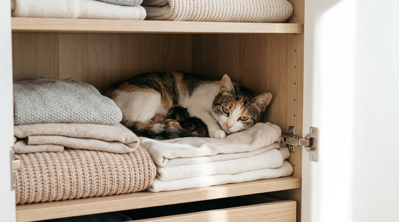 Ma Chatte A Mis Bas Et Impossible De Trouver Ou Elle A Cache Ses Petits Le Jour Ou Jai Compris Pourquoi Jai Arrete De Fouiller Partout Featured