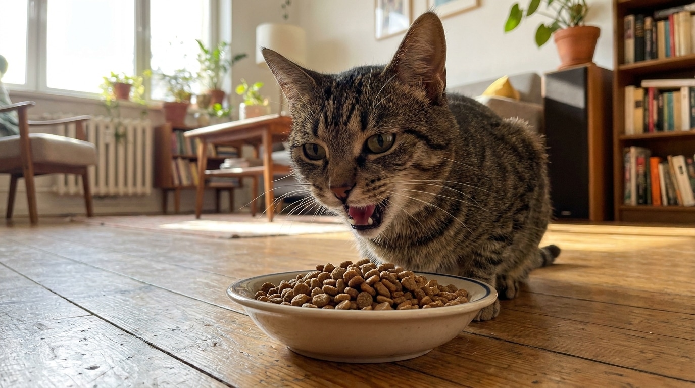 Mon Chat Reclamait A Manger Sans Toucher Sa Gamelle Le Jour Ou Le Veterinaire Ma Montre Ce Detail Jai Compris Ce Qui Clochait Featured