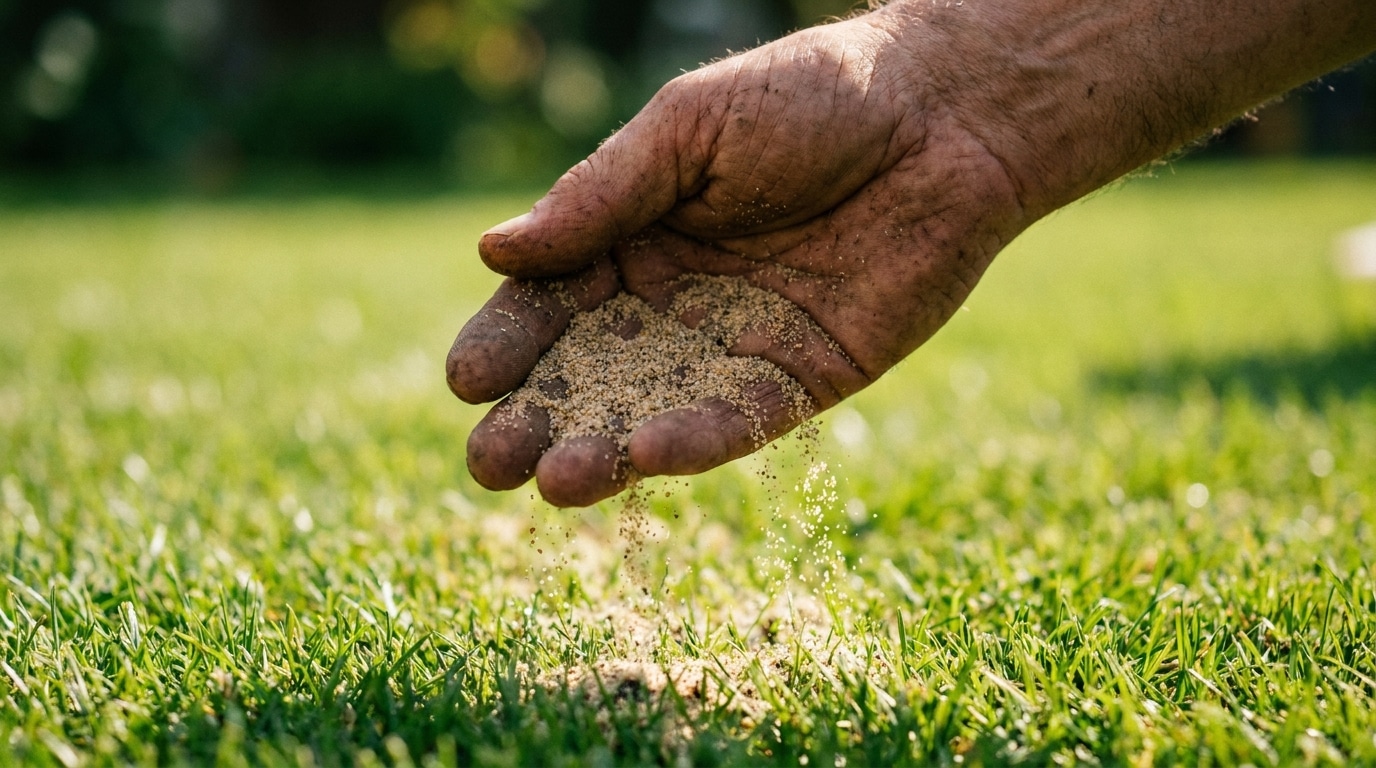 Pourquoi De Plus En Plus De Jardiniers Repandent Du Sable Sur Leur Pelouse En Pleine Canicule Featured