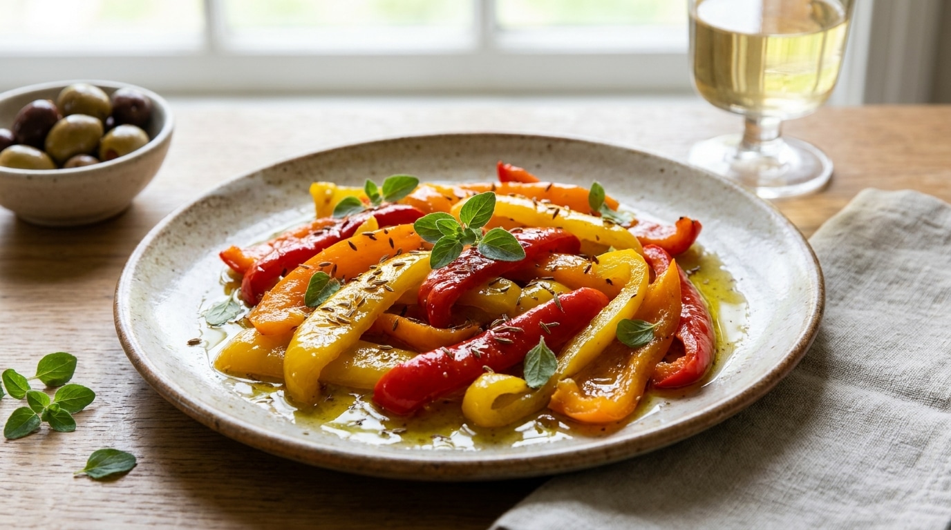Une Fraicheur Fondante La Salade De Poivrons Quon Devore Jusqua La Derniere Bouchee En Entree Featured