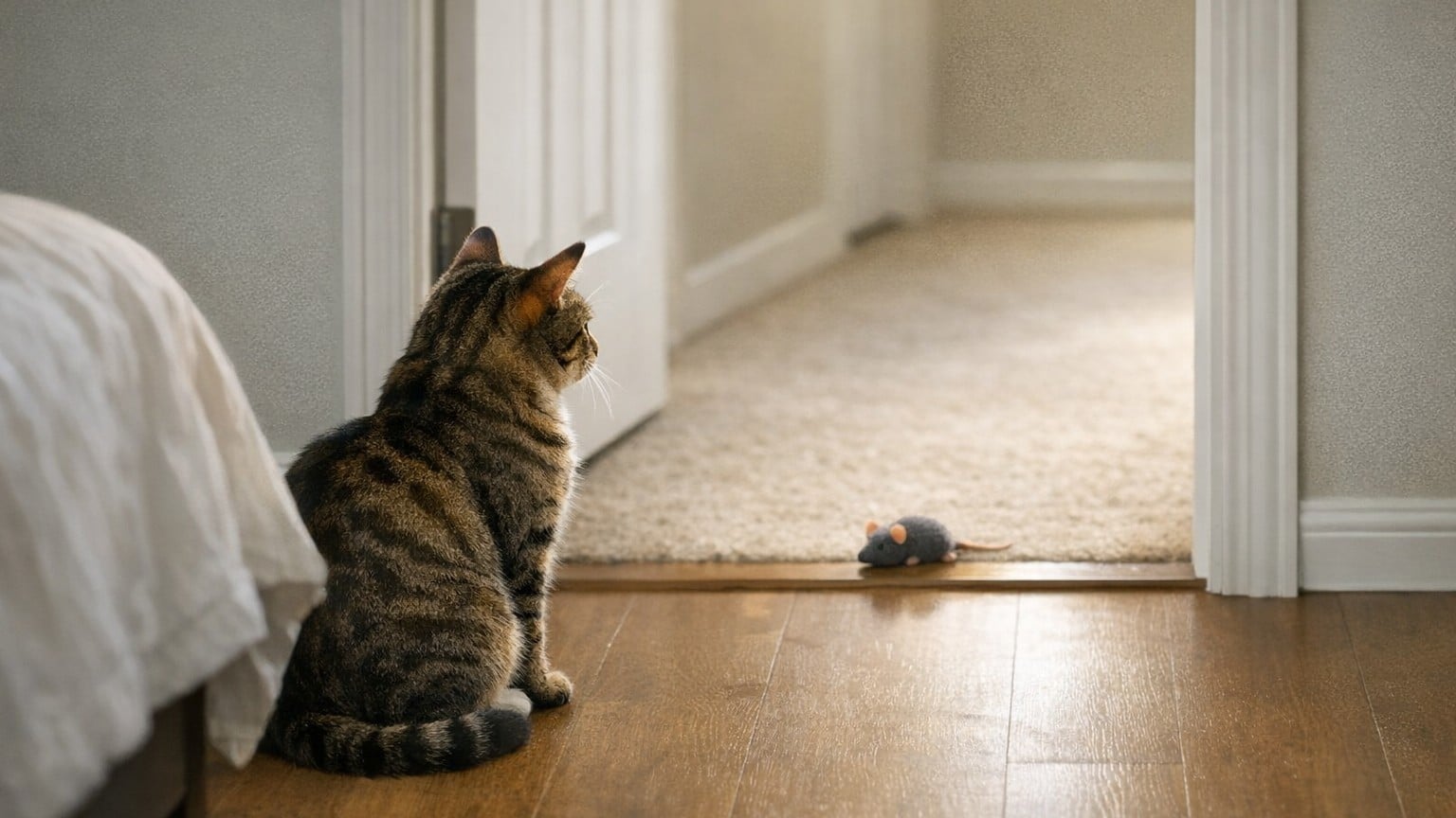 Votre chat dépose ses jouets devant votre porte chaque matin et vous trouvez ça attendrissant : les comportementalistes y ...