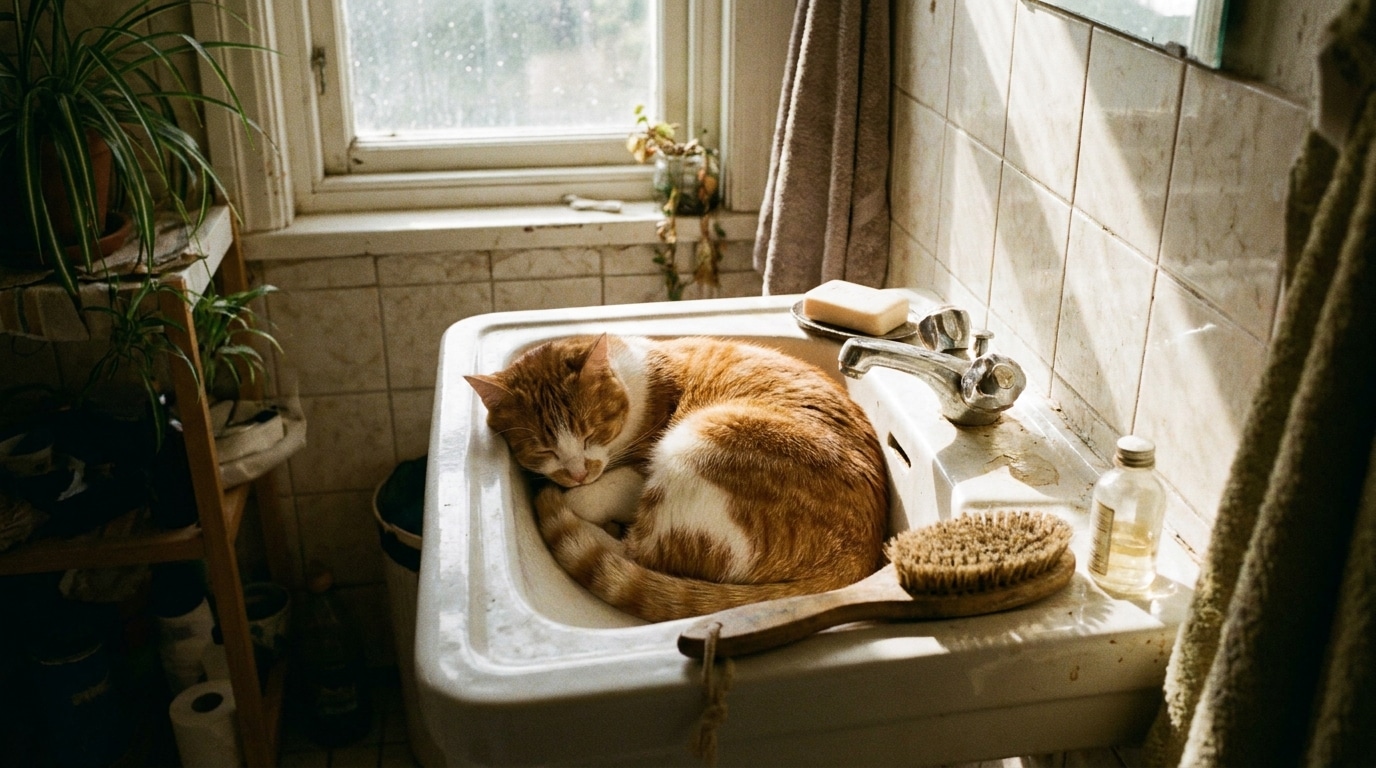 Votre Chat Se Met Soudainement A Dormir Dans Levier Ou La Baignoire Et Vous Trouvez Ca Etrange Les Veterinaires Y Lisent Un Tout Autre Message Featured