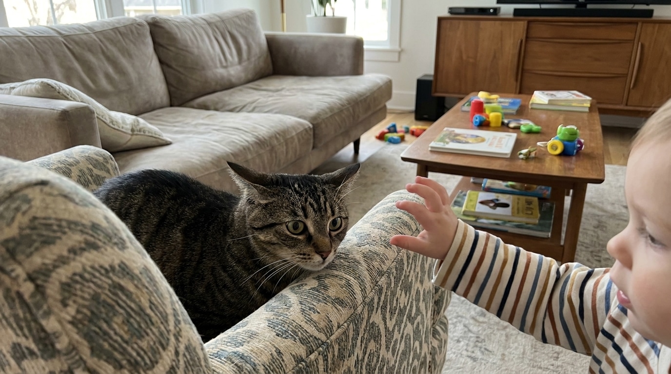 Vous Admirez Sa Grande Patience Avec Vos Petits Enfants Cette Erreur Dinterpretation Qui Pousse Pourtant Votre Chat A Bout Featured