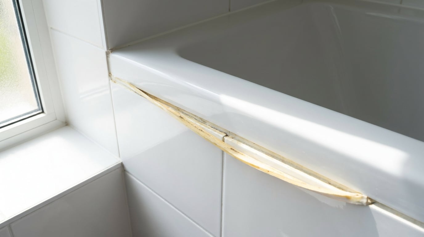 Vous Ruinez Lemail De Votre Baignoire En Grattant Vos Vieux Joints Cette Methode Meconnue Les Decolle Sans Le Moindre Effort Featured