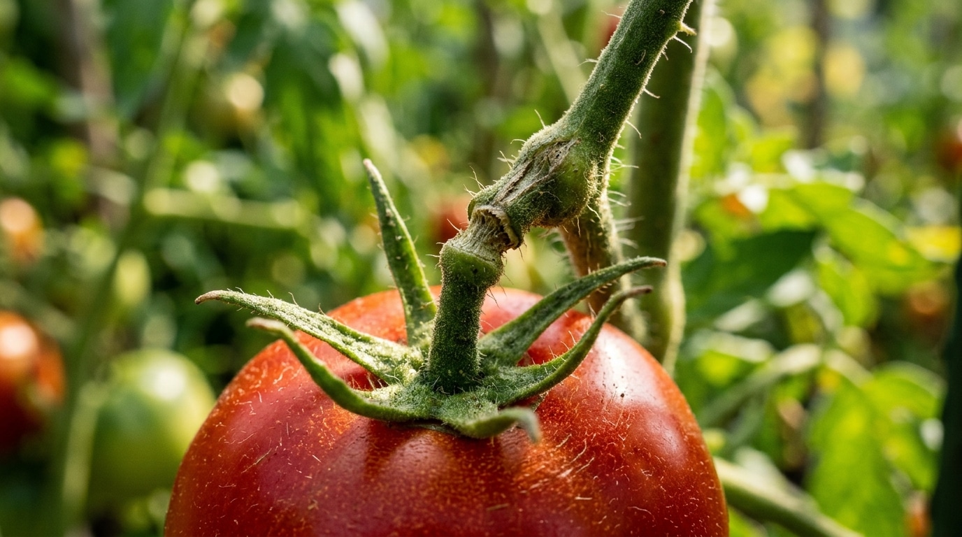 Coupez La Tige Juste Au Dessus De Ce Detail Jamais En Dessous Le Geste De Recolte Qui Double La Conservation Des Tomates Featured