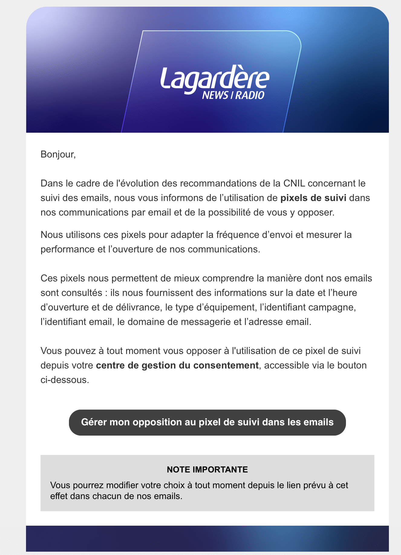 Exemple Mail Avertissement Pixel Suivi 01