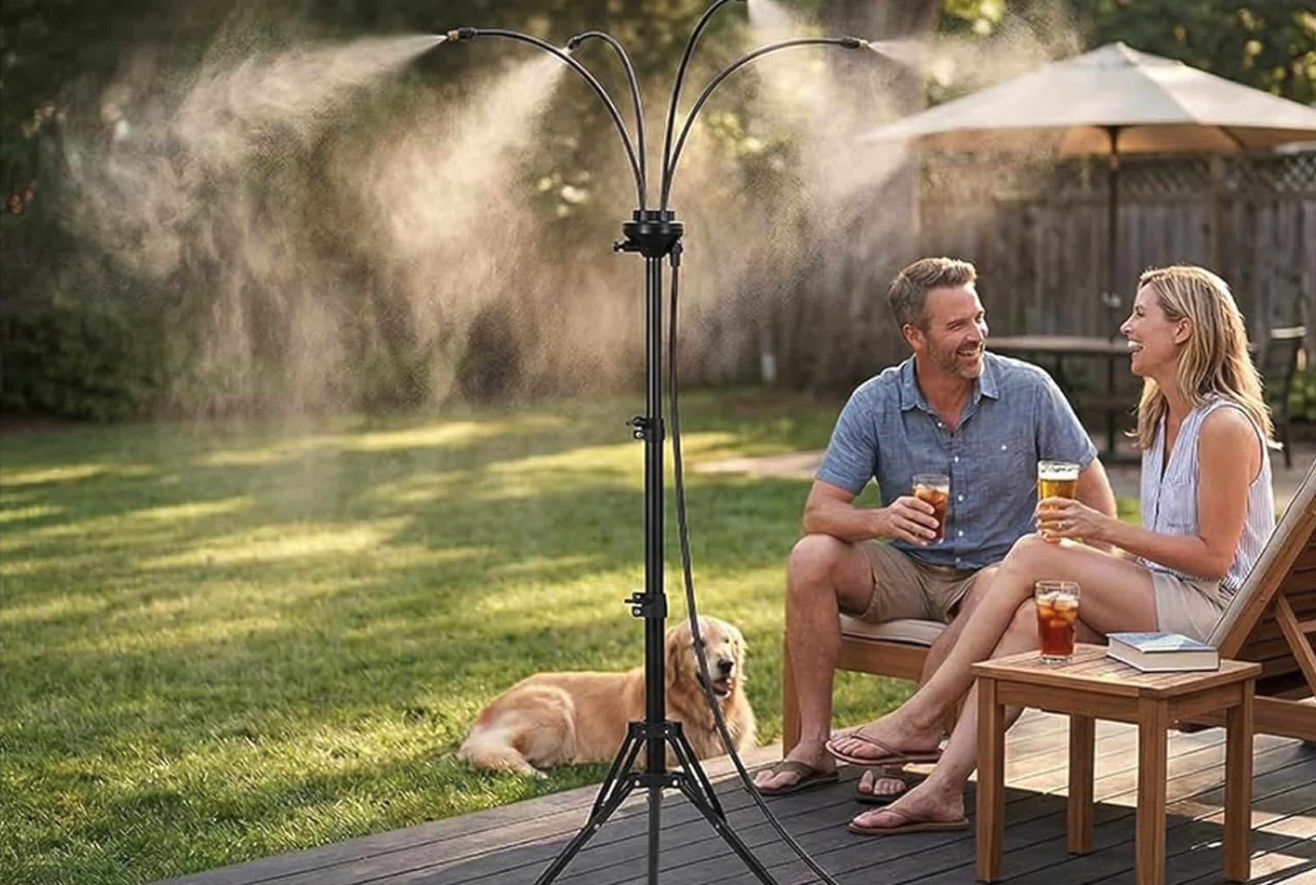 Fini La Terrasse Impraticable Aux Heures Chaudes Ce Systeme Reglable A 44 E Sur Amazon Suffit A Rafraichir Lair Featured