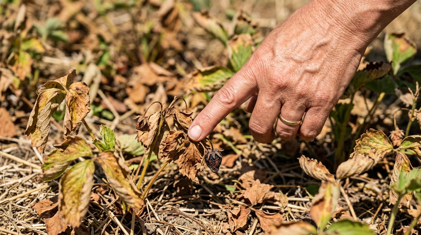 Fini Les Fraisiers Grilles Par La Canicule Ce Geste Oublie Des Jardiniers Prepare Une Seconde Recolte En Octobre Featured