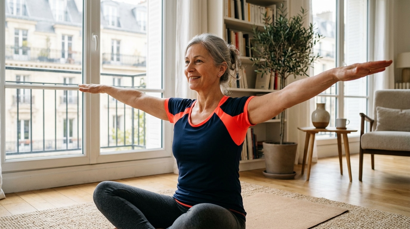 Fini Les Halteres Pour Raffermir Les Bras Ces 2 Mouvements De Pilates Suffisent Et Sans Aucun Materiel Featured