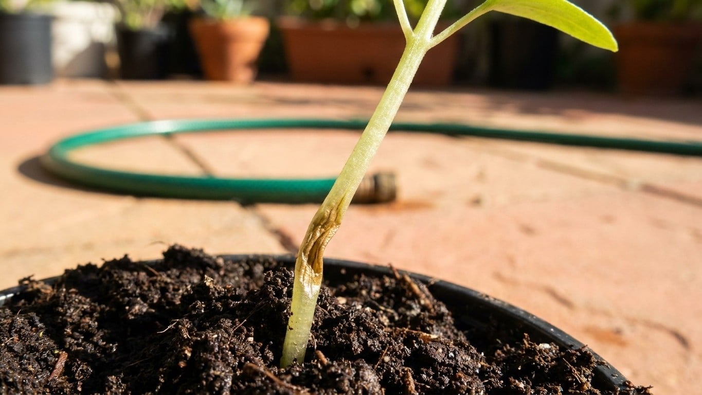 J'ai arrosé mes jeunes plants dès mon retour du travail avec le tuyau resté au soleil : quand j'ai vu leur état le lendema...