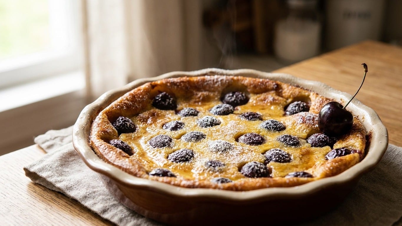 J'ai enfourné mon clafoutis avec les cerises entières juste pour gagner du temps : mes invités m'ont demandé quel arôme d'...