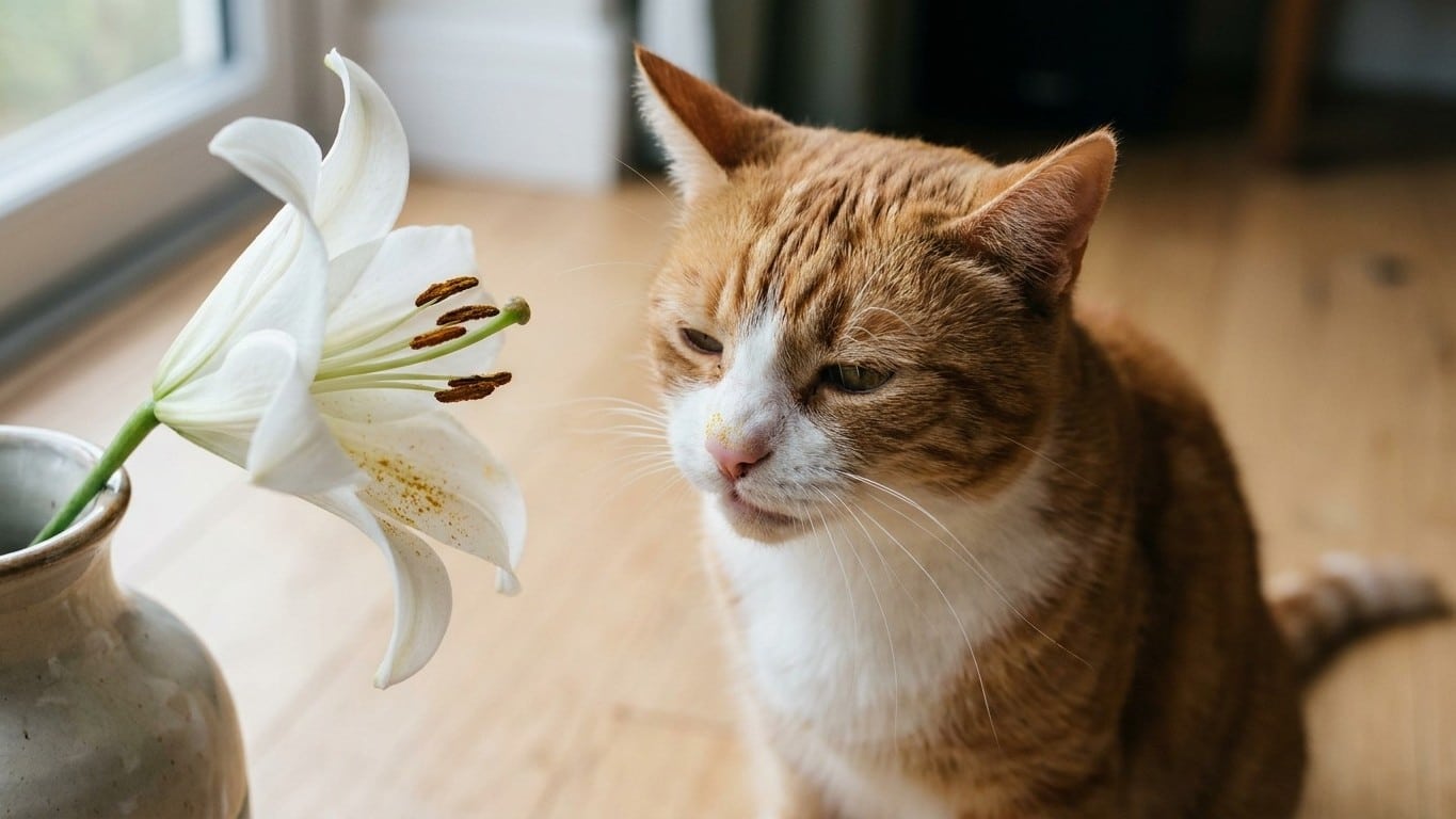 J'ai posé mon bouquet de lys sur la table sans me méfier : quand mon chat a léché son pelage, il était trop tard
