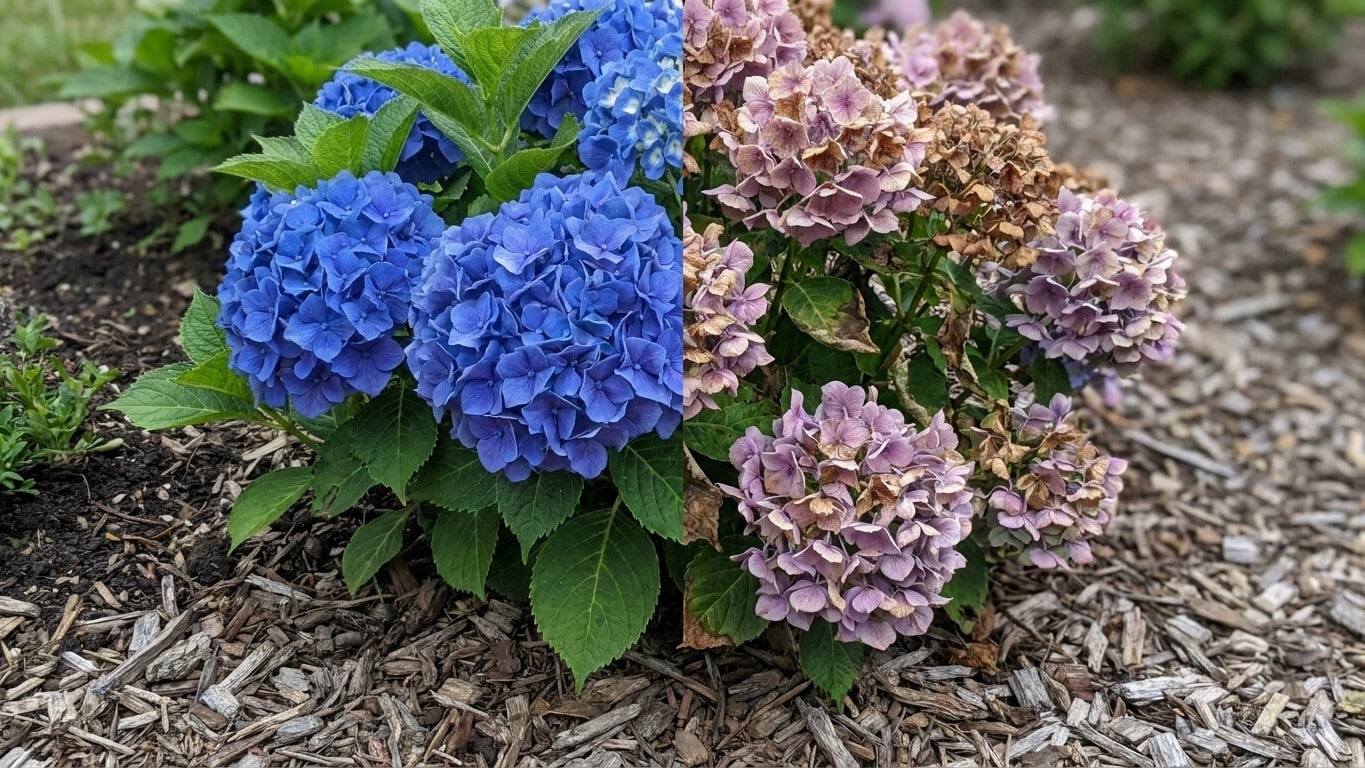 J'arrosais mes hortensias bleus au tuyau tout l'été : quand j'ai vu la couleur des fleurs l'année suivante, j'ai compris c...