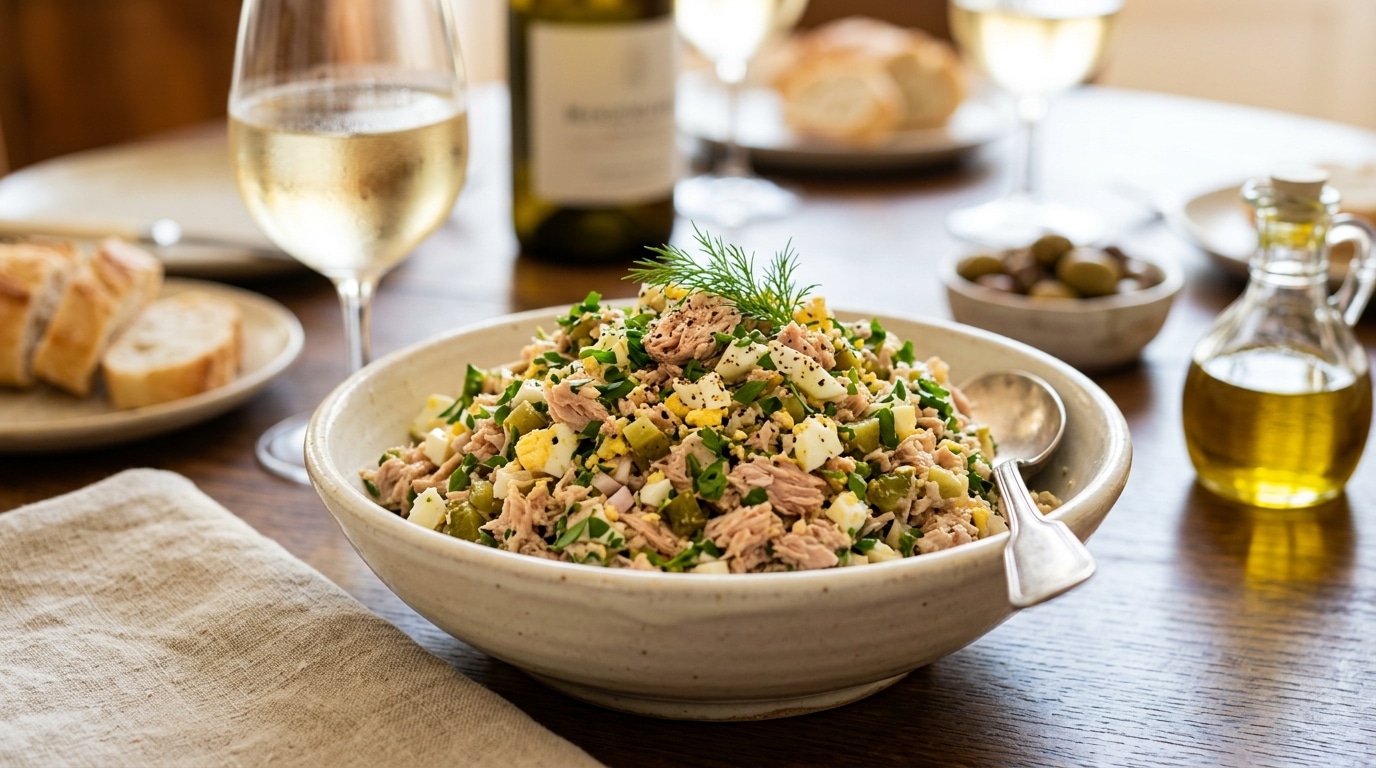 Jai Ajoute Un Seul Ingredient A Ma Salade De Thon Habituelle Mes Invites Ont Cru A Une Recette De Traiteur Featured