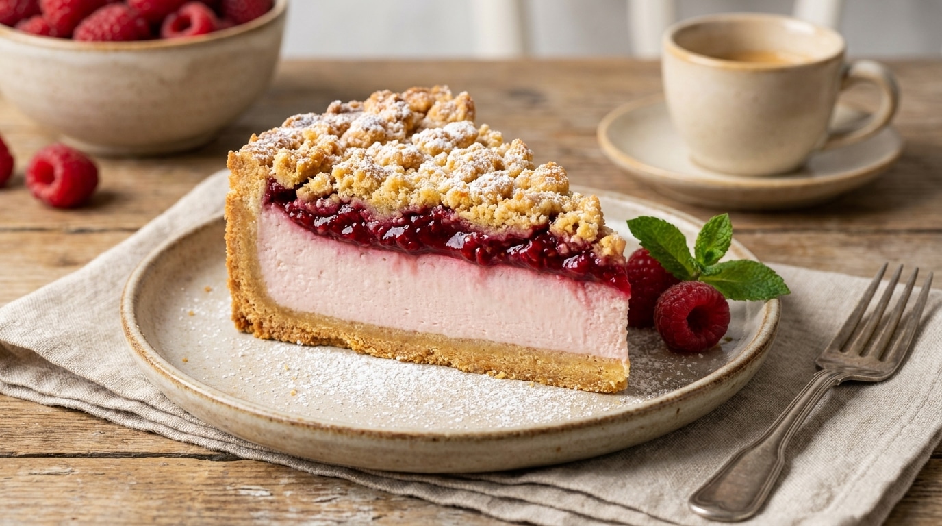 Jai Ajoute Une Derniere Couche Sur Mon Cheesecake Aux Framboises Juste Avant De Le Servir Mes Invites Ont Cru Quil Venait Du Patissier Featured