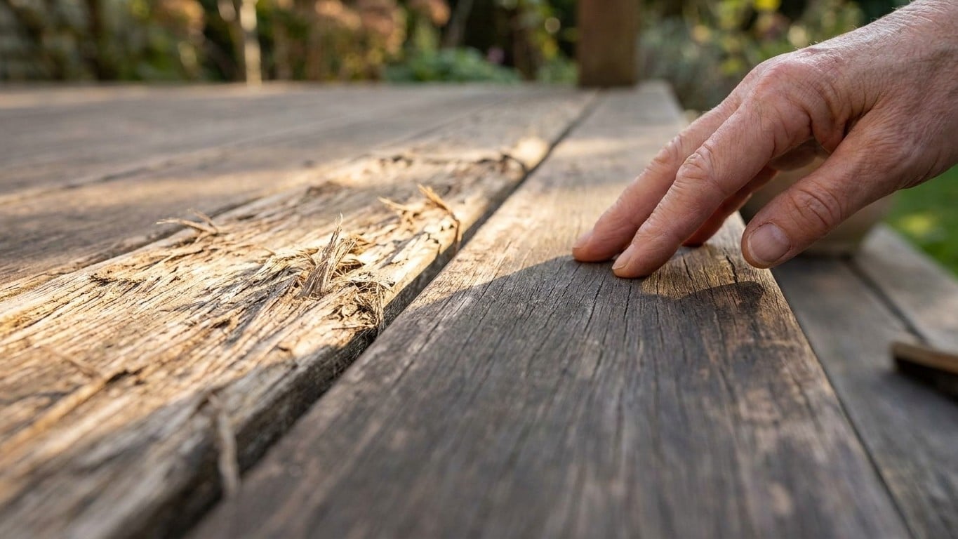 J’ai décapé ma terrasse en bois au nettoyeur haute pression pour lui redonner son éclat : quand j’ai passé la main sur les...