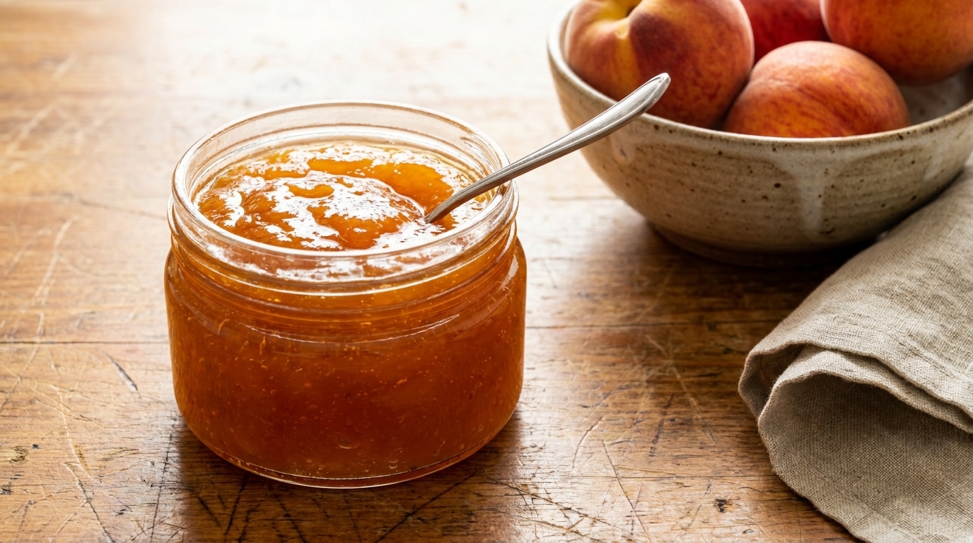 Jai Glisse Mes Peches Trop Mures Dans La Mijoteuse Juste Pour Tester Mes Petits Enfants Ne Veulent Plus De Confiture Du Commerce Featured