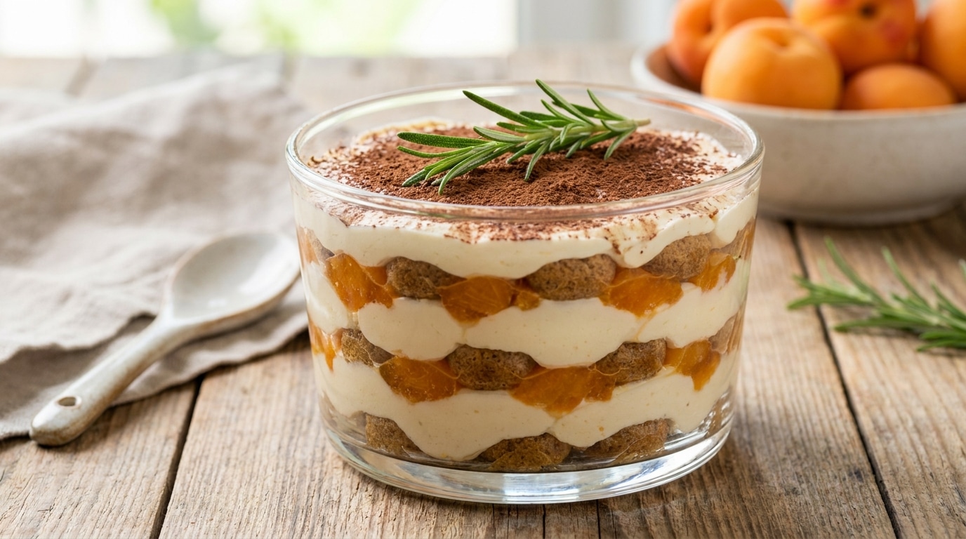 Jai Glisse Une Herbe Du Jardin Dans Mes Abricots Pour Un Tiramisu Dete Mes Invites Ont Vide Le Plat En Dix Minutes Featured