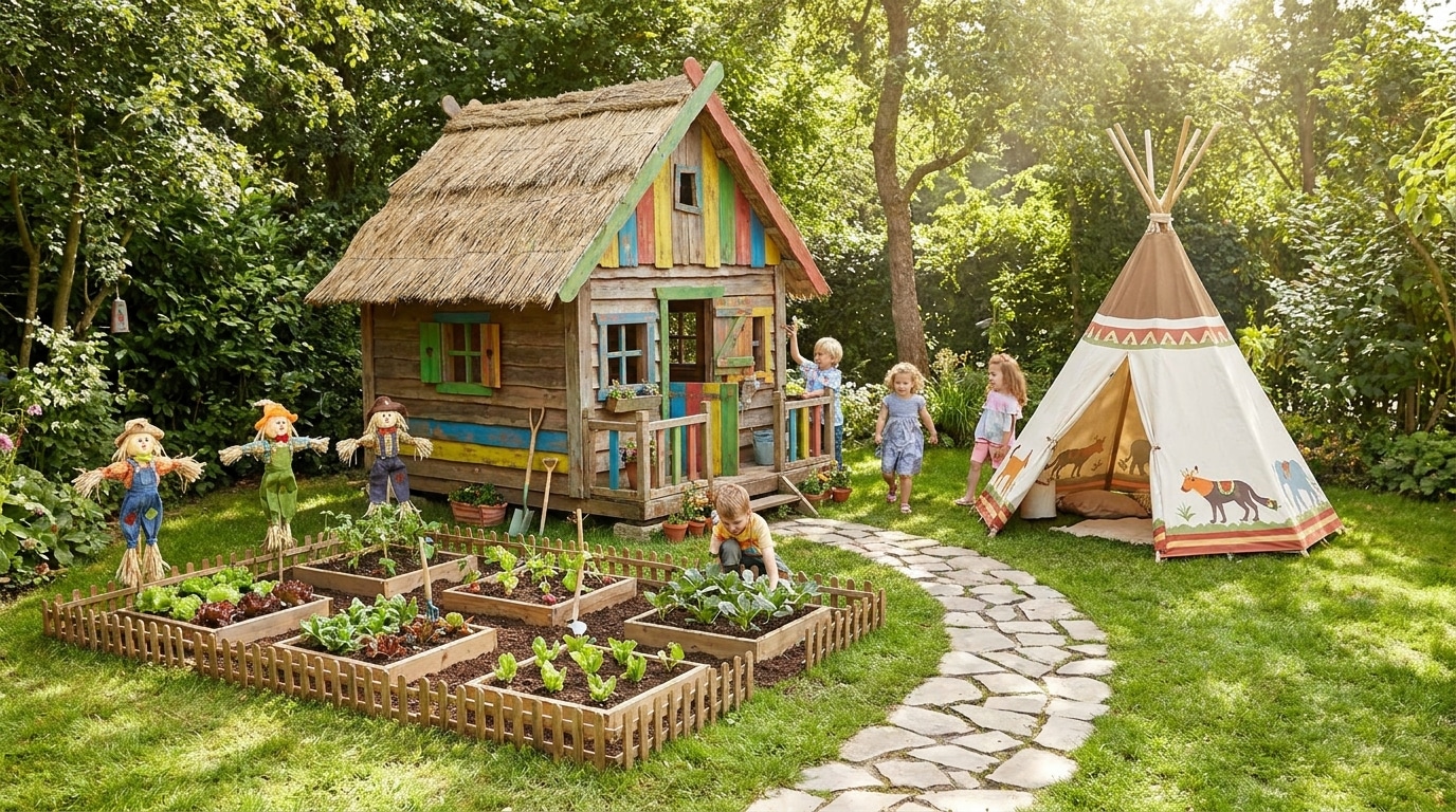 Jai Installe Un Mini Village Dans Mon Jardin Sur Un Coup De Tete Mes Petits Enfants Ne Veulent Plus Repartir Featured