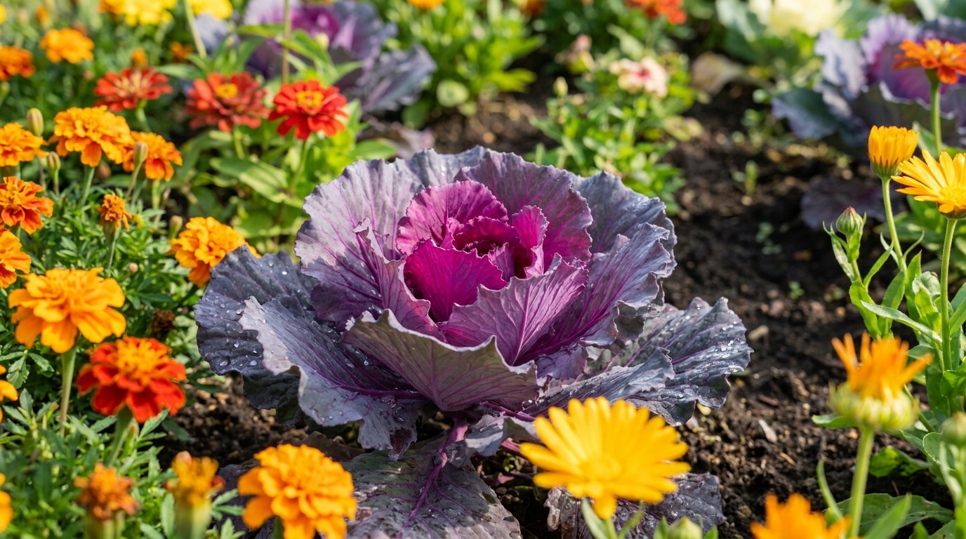 Jai Plante Des Choux Pourpres Au Milieu De Mes Fleurs Les Voisins Me Demandent Tous Ou Jai Achete Cette Plante Exotique Featured