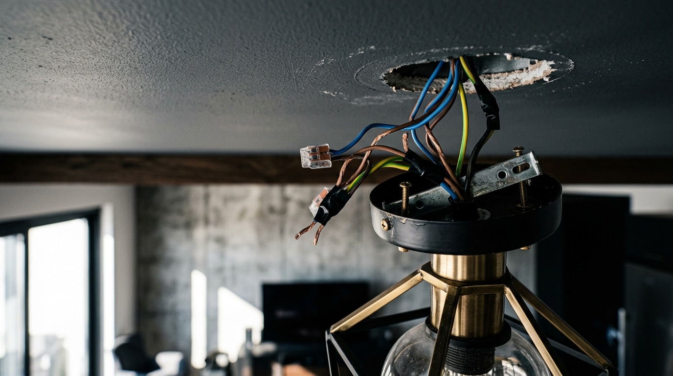 Jai Pose Mes Luminaires En Dernier Dans Ma Renovation Lelectricien Ma Montre Ce Que Ca Mavait Coute Featured