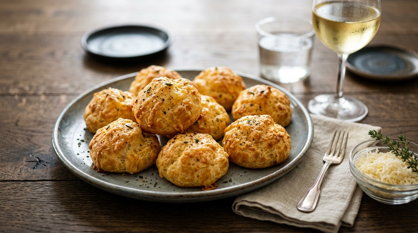 Jai Sorti Une Fournee De Gougeres Au Comte Encore Tiedes Personne Na Touche Aux Chips De Tout Lapero Featured