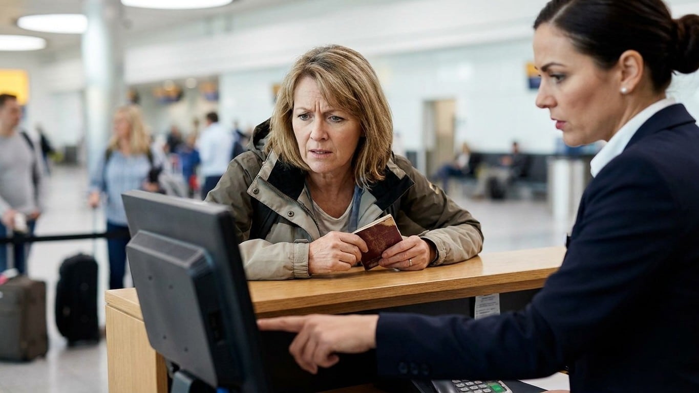 J’ai voulu embarquer pour Londres avec mon passeport en règle : au comptoir, la compagnie m’a refusé net à cause d’un sésa...