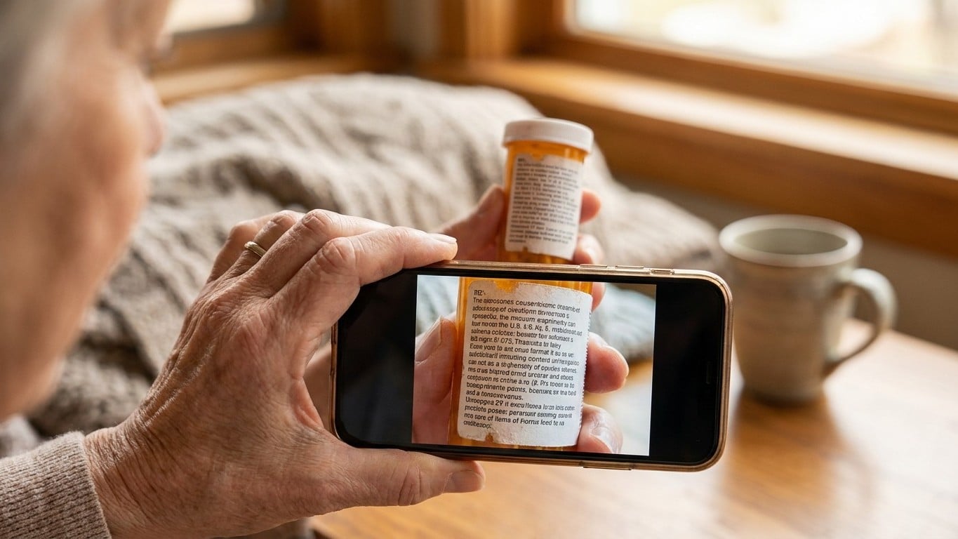 Je cherchais ma loupe dans tous les tiroirs pour lire mes notices de médicaments : mon petit-fils m’a montré que je n’avai...