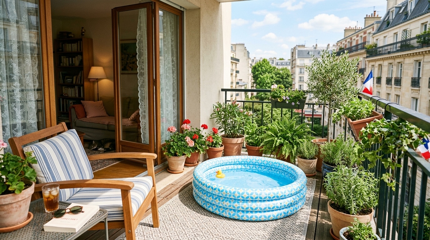 Je Pensais Que Cetait Totalement Interdit Le Seul Cas Ou Installer Une Piscine Sur Son Balcon Est Vraiment Autorise Featured