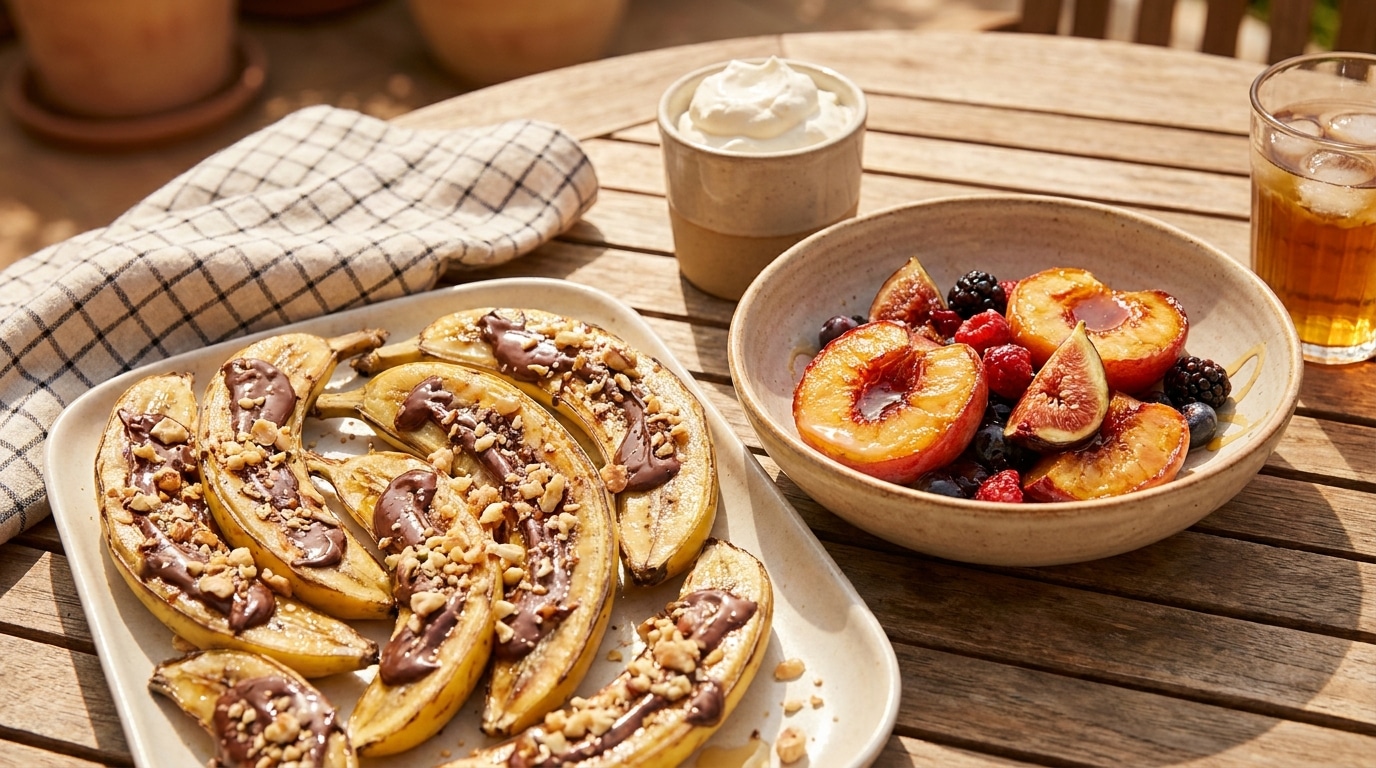Le Barbecue Ne Sarrete Plus Aux Merguez 7 Desserts Qui Cuisent Sur Les Braises Et Terminent Les Grillades En Beaute Featured