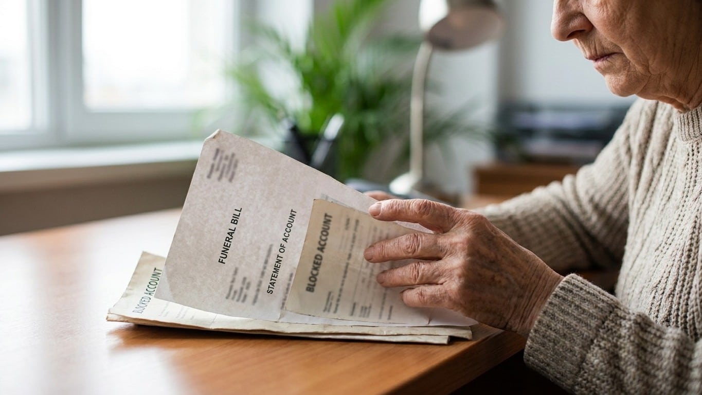 « Le compte de mon mari était bloqué et j'ai avancé les 4 800 € d'obsèques » : au guichet, on avait oublié de me parler de...