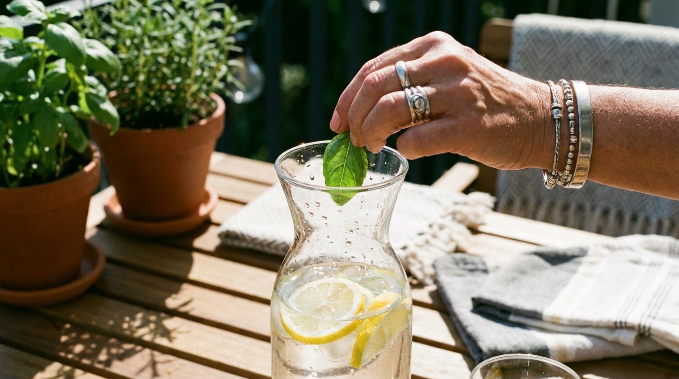 Les Anciens Glissaient Toujours Une Feuille De Basilic Dans Leur Carafe Deau En Ete La Vraie Raison Na Rien A Voir Avec Le Gout Featured