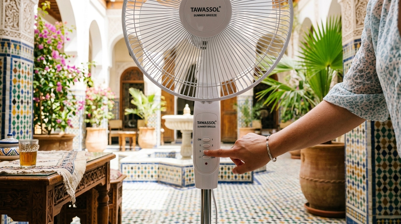Les Anciens Navaient Pas Besoin De Ventilateur Pour Rafraichir La Maison Ce Geste Venu Des Riads Que Plus Personne Ne Connait Featured