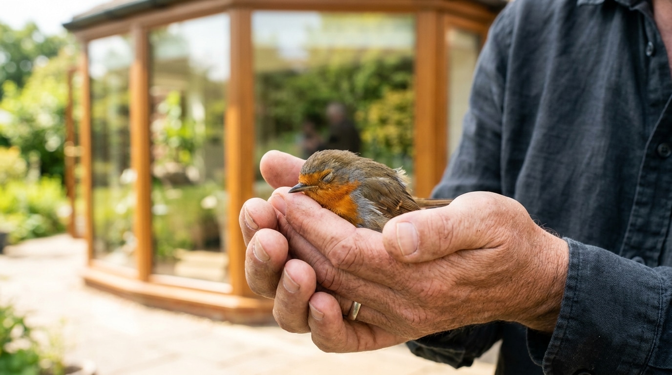 Les Oiseaux Percutaient Ma Baie Vitree Chaque Ete Depuis Que Jai Pose Ca Sur La Fenetre Plus Un Seul Choc Featured