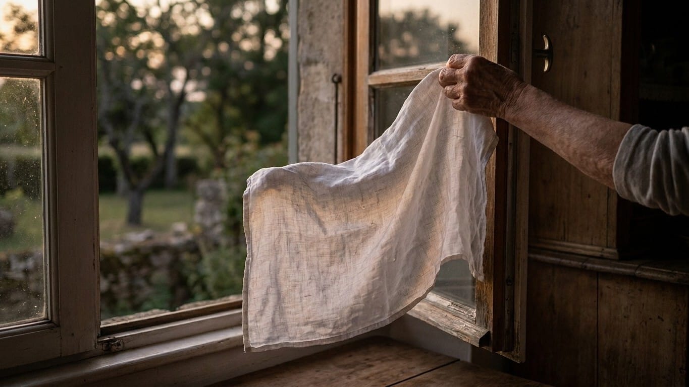 Ma grand-mère suspendait toujours un linge humide devant la fenêtre les nuits de canicule : j'ai souri pendant des années ...