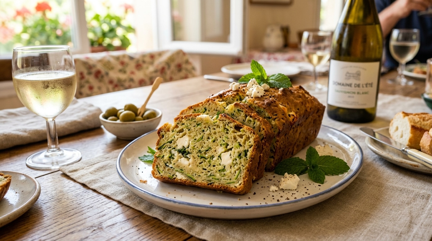 Ma Voisine Apporte Toujours Ce Cake Courgette Chevre Menthe A Nos Aperos Dete Jai Fini Par Lui Piquer La Recette Featured