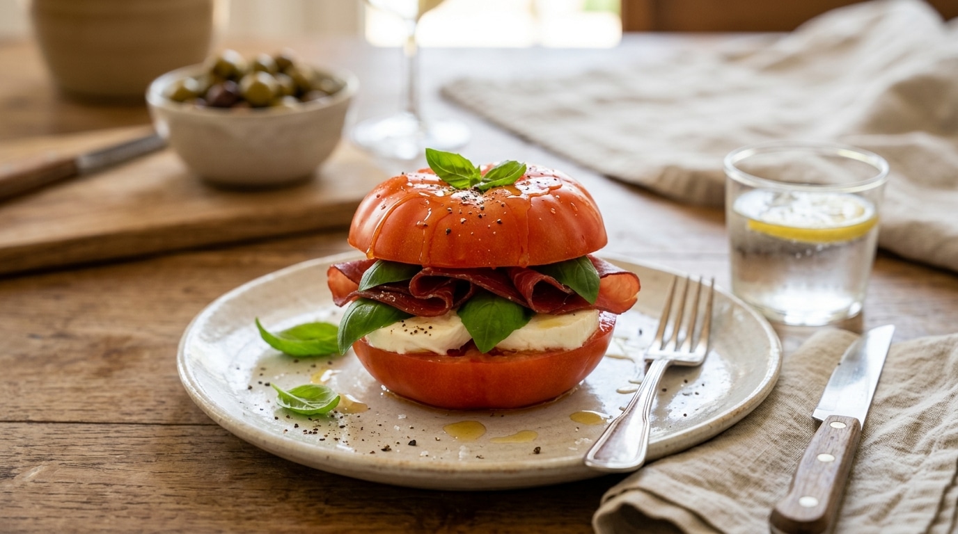 Mes Invites Ont Prefere Ca A Un Vrai Sandwich Ce Burger Tomate Mozza Express Bluffe Tout Le Monde Featured