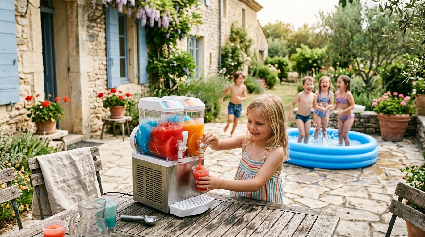 Mes Petits Enfants Ne Jurent Que Par Ca Pour Se Rafraichir Cette Machine A Granite A 19 E Chez Bm A Sauve Nos Apres Midis Dete Featured