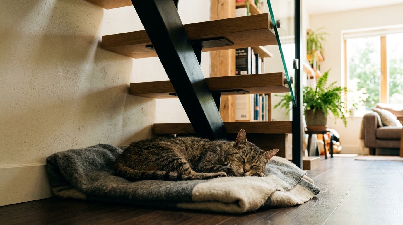 Mon Chat En Fin De Vie Ne Quittait Plus Le Dessous De Lescalier Mon Veterinaire Ma Explique Ce Quil Cherchait Vraiment Featured