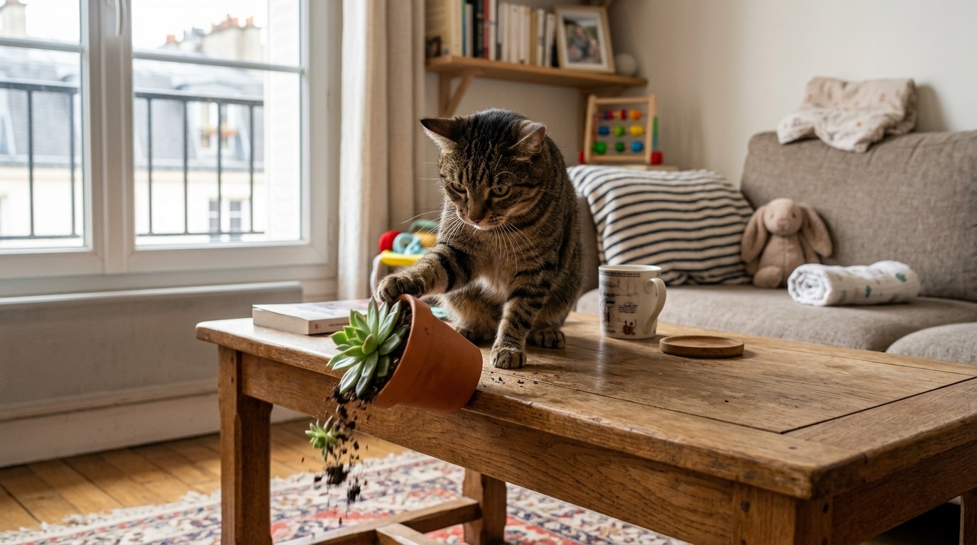 Mon Chat Multipliait Les Betises Depuis La Naissance De Ma Petite Fille Jai Accuse La Jalousie Pendant Des Mois Avant De Comprendre Mon Erreur Featured