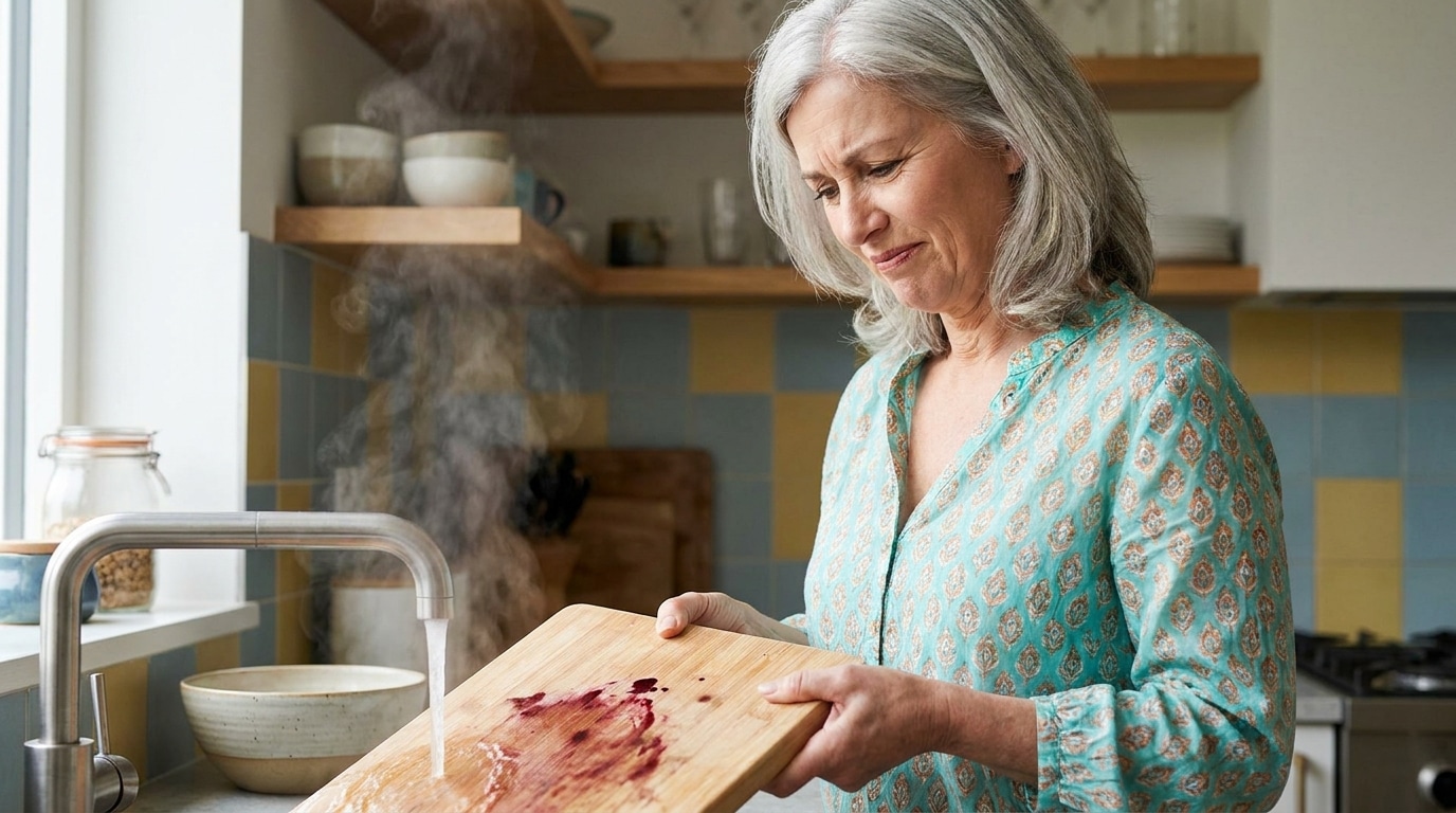 Ne Rincez Jamais Votre Planche A Decouper Ainsi Apres La Viande Cette Alarmante Erreur Y Emprisonne Les Bacteries Featured