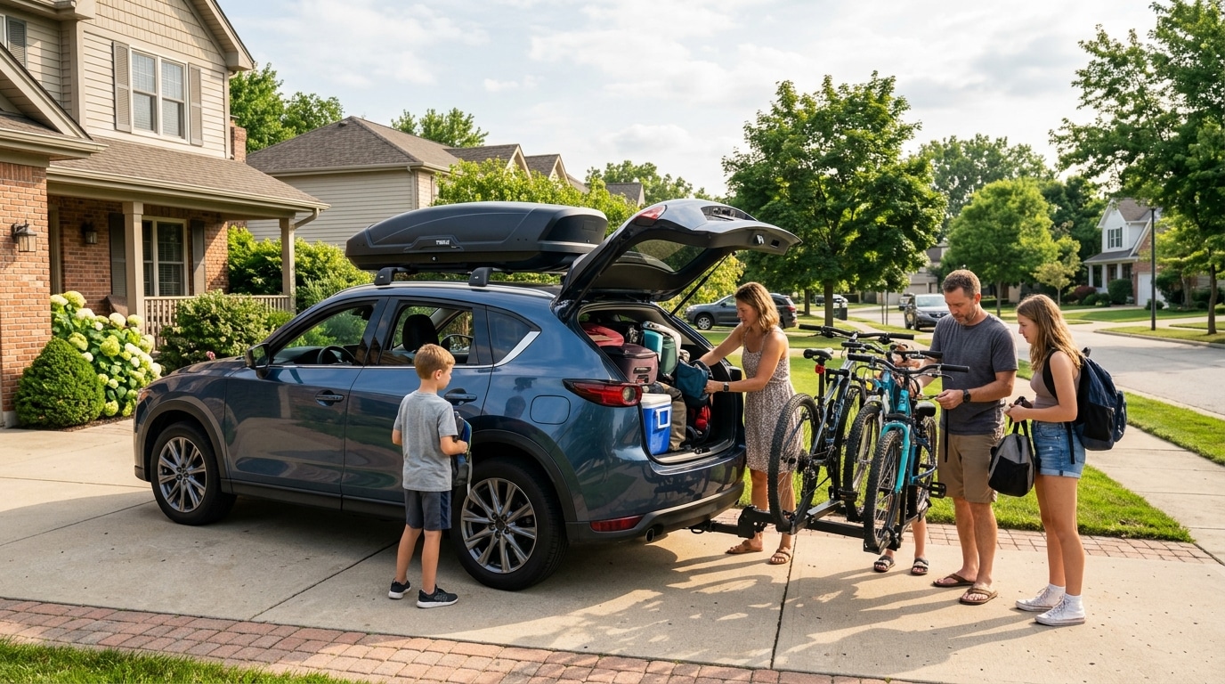 On Avait Juste Charge La Voiture Pour Les Vacances Coffre Plein Velos Coffre De Toit Etes Vous Deja En Surcharge Sans Le Savoir Featured